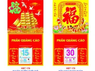 Giới thiệu mẫu in lịch treo tường lò xo giữa đẹp, ấn tượng