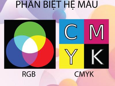 Phân biệt hệ màu CMYK và RGB để có bản in chuẩn màu nhất