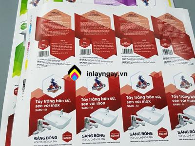 Báo giá in decal nhựa