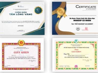 Tuyển chọn mẫu thiết kế giấy khen tham khảo