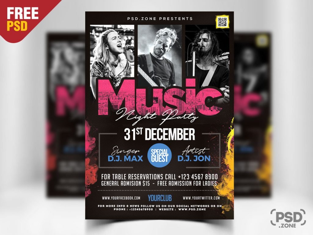Music Night Party Flyer