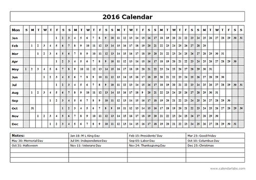 mẫu lịch 2016 file word-8