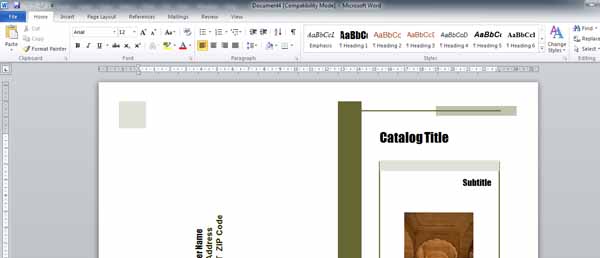 hướng dẫn tự thiết kế catalogue bằng Word-4